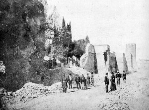 Breccia di Porta Pia in una foto d'epoca