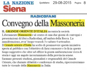 La nazione siena su radicofani