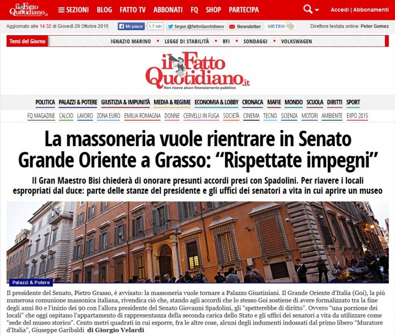 Homepage ilfattoquotidiano.it