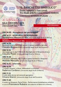 Il programma del convegno