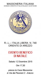 Arezzo, solidarietà concerto di natale 12 dicembre