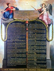 Dichiarazione dei Diritti dell'uomo e del Cittadino 1789