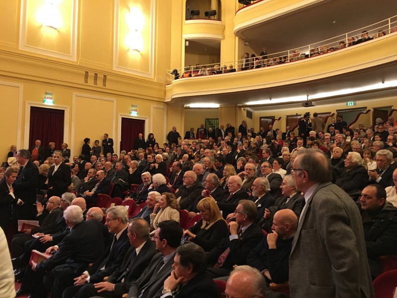 Il pubblico del Teatro del Casinò di San Remo