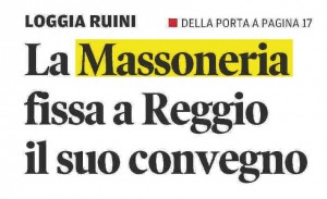 In prima pagina, Gazzetta di Reggio del 16 febbraio