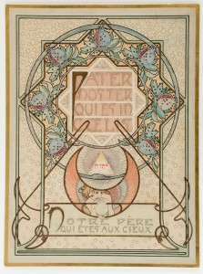 Iconografia di "Le Pater", il Padre nostro di Mucha © Mucha Trust 2016