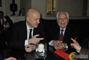 Ancora il Gran Maestro con il maestro venerabile della Loggia Quinto Orazio Flacco