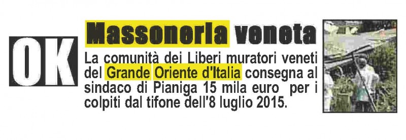 Corriere del Veneto.com del 7 aprile 2016