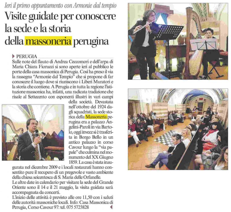 Corriere dell'Umbria 08.05.2016