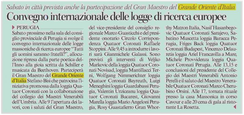 Corriere dell'Umbria 19.05.2016