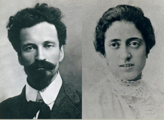 Cesare Battisti e la moglie Ernesta Bittanti