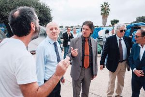 Il Gran Maestro con il sindaco di Campobello di Mazara visita il centro 'Ciao Ousmane'