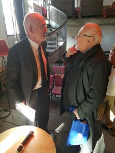 Carlo Petrone con il Grande Oratore della Gran Loggia Nazionale Francese