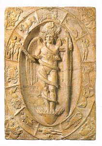 Rilievo con Phanes, II sec. ca. Modena, Museo Civico Archeologico, inv. 2676.