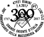 Annullo per la Gran Loggia 2017