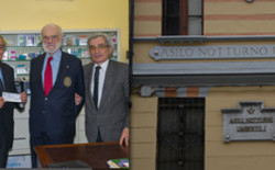 Altri anelli alla catena della solidarietà del Grande Oriente, il Rotary Club Torino 45° Parallelo al fianco degli Asili Notturni