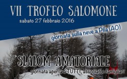 Trofeo Salomone, settima edizione. A Pila una giornata sulla neve