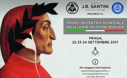 Primo incontro mondiale delle logge italofone. Appuntamento a Praga dal 22 al 24 settembre