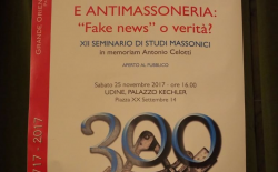 Udine. Giornalismo e antimassoneria. Fake news o verità? Il Gran Maestro: “Contro di noi castelli di accuse, poi tutto regolarmente smontato”