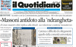 Massoni antidoto alla ‘ndrangheta/Il Quotidiano del Sud