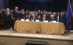 La  Scuola del Coraggio. Il Goi a Macerata per premiare gli studenti da 100 e lode delle aree terremotate/video e foto