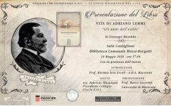 Macerata. Presentazione il 18 maggio del libro sul Gran Maestro Adriano Lemmi