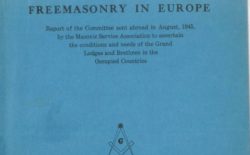 La nostra storia. 75 anni fa il rapporto americano Freemasonry in Europe