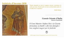 Solstizio d’Inverno 2020. Gli auguri del Gran Maestro e della Giunta