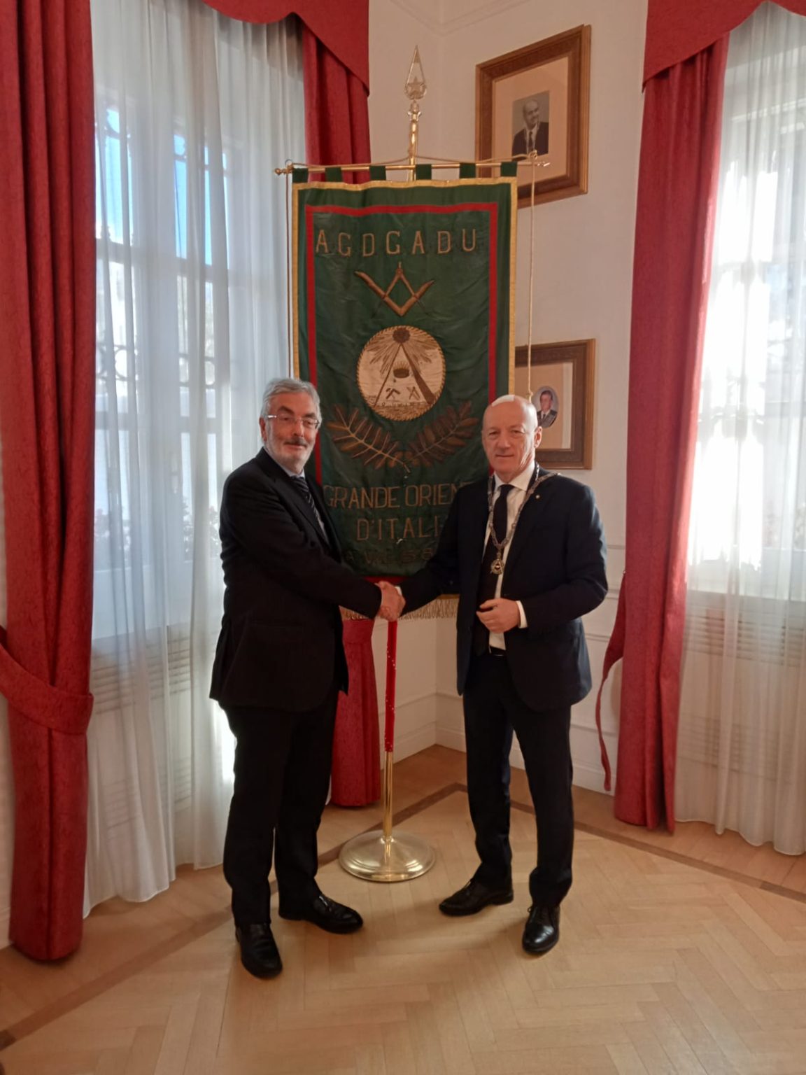 Il Gran Maestro ha ricevuto in visita al Vascello il neo Sovrano Gran