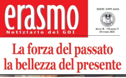 E’ online Erasmo di ottobre 2025