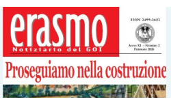 E&rsquo; online Erasmo di febbraio 2026